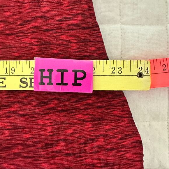 AD LIB Dress Womens 46 Red Shirt Dress Shift Abstract Midi Lagenlook US 14 - Picture 9 of 13